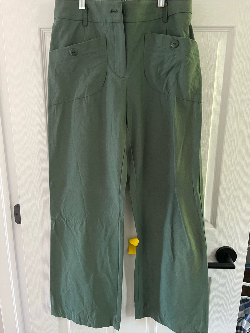 Cokluch 🇨🇦 dark green flared pants